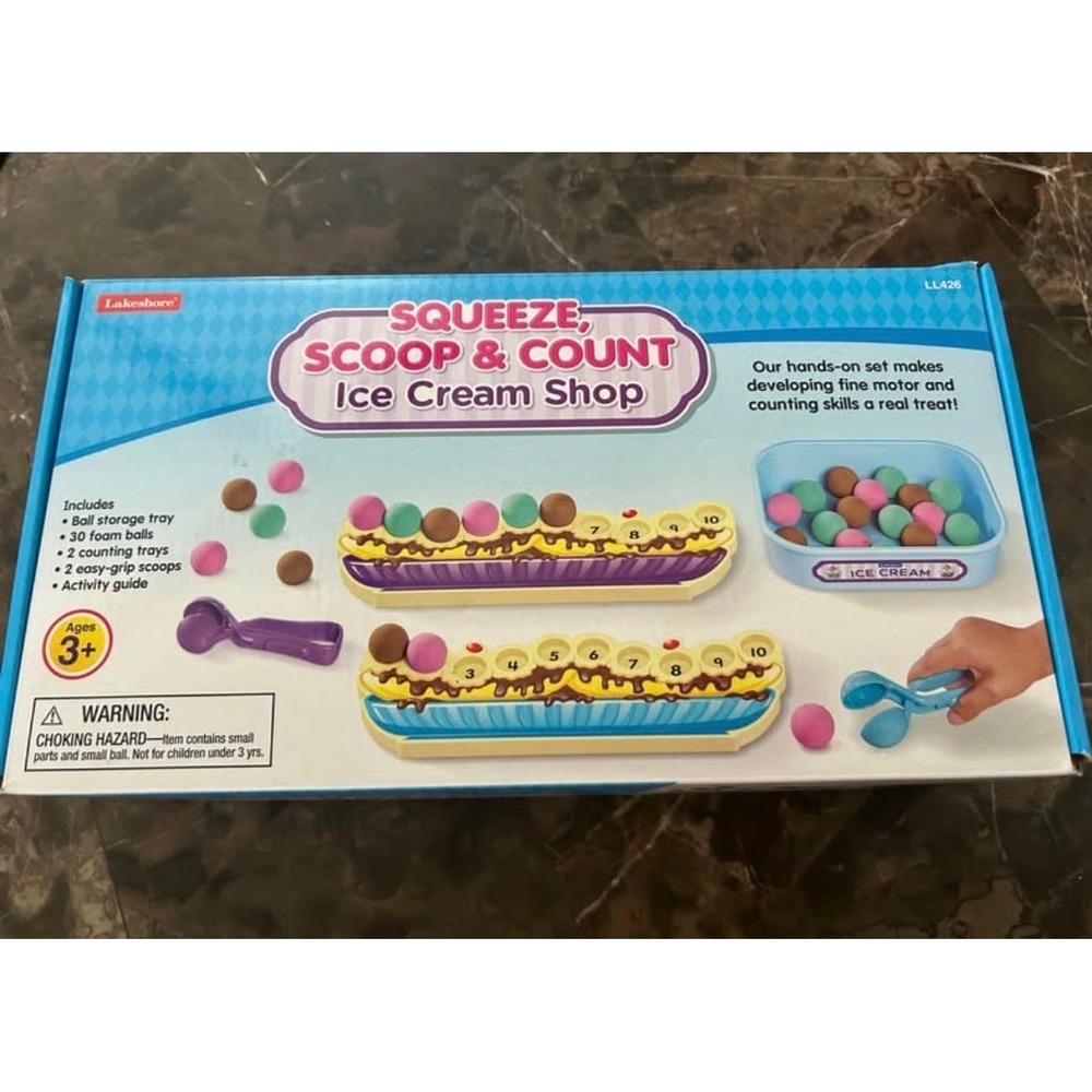 Lakeshore Ice Cream Shop Kids Activity Ages 3+